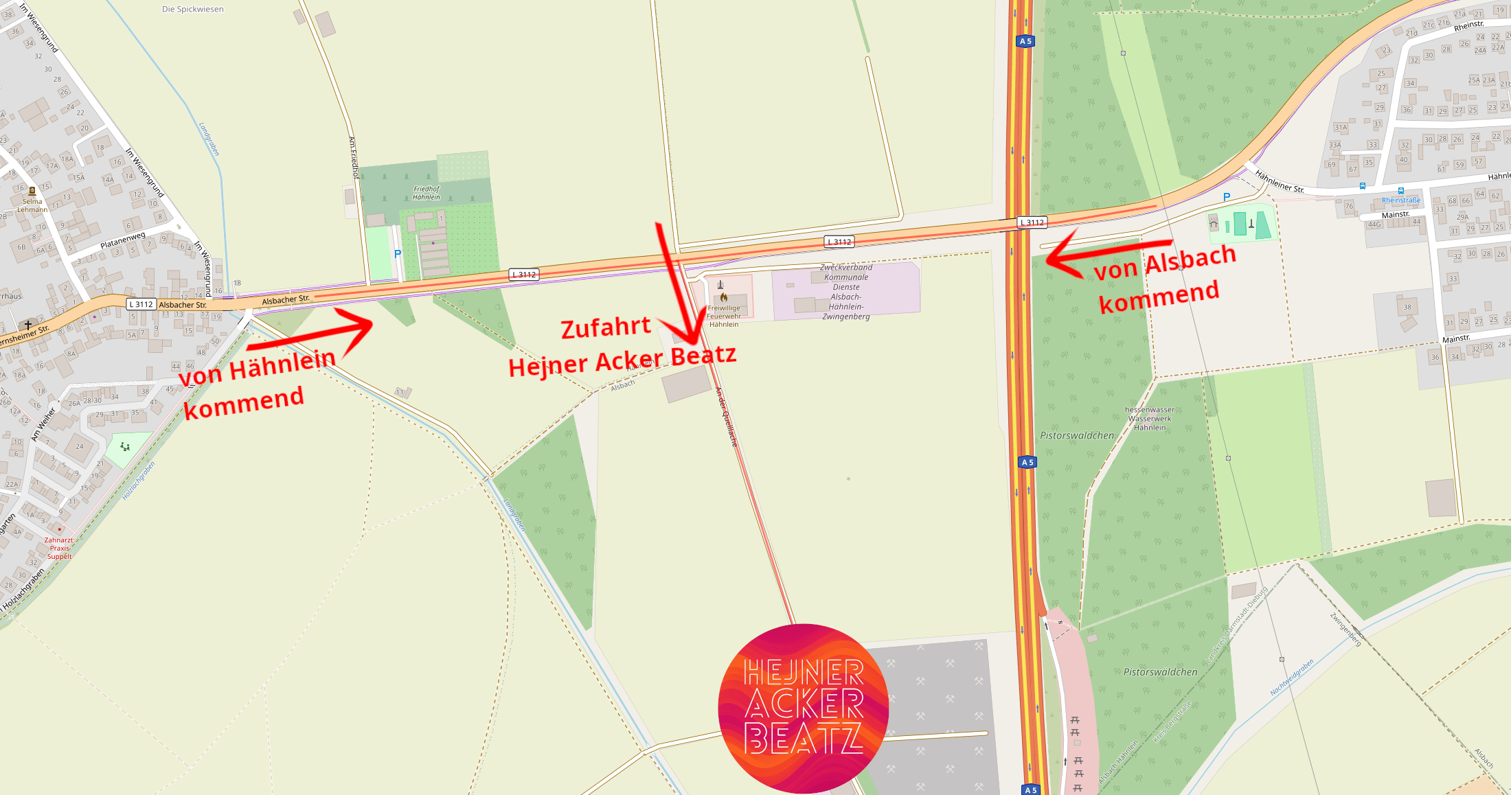 Hejner Acker Beatz Anfahrt